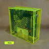 Simple ITX transparent mini chassis industrial 17*17cm motherboard case with 84W Power Supply desktop computer HTPC