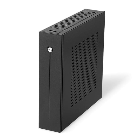 197.5*185*45mm E-T3 Mini-ITX Case Ultra Slim 0.8mm SECC Desktop Computer PC Chassis Support Wall Mount within 17x17cm/6.7x6.7in